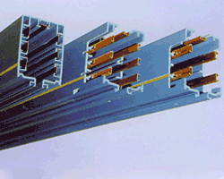 Enclosed PVC crane conductor system